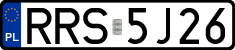 License plates of Poland, Regular car plates