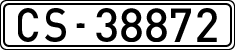 License plates of Spain, 1900 year series