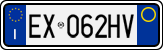 License plate of Italy, Cars (1994 year series)