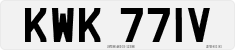 License plate of the United Kingdom, 1963 year system