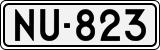 License plate of Finland, Cars