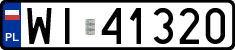 License plates of Poland, Regular car plates