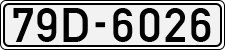 License plate of Vietnam, Cars