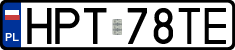 License plates of Poland, Authorities