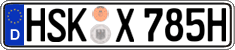 German license plate, Plates for oldtimers (type 
