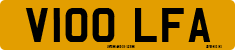License plate of the United Kingdom, 1983 year system