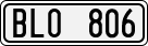 License plate of Sweden, Regular plates