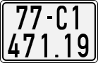 License plate of Vietnam, Motorcycles