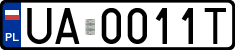 License plates of Poland, Military