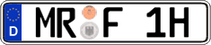 German license plate, Plates for oldtimers (type 