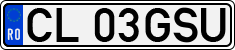 License plate of Romania, Regular plates