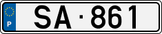 License plate of Portugal, Trailers