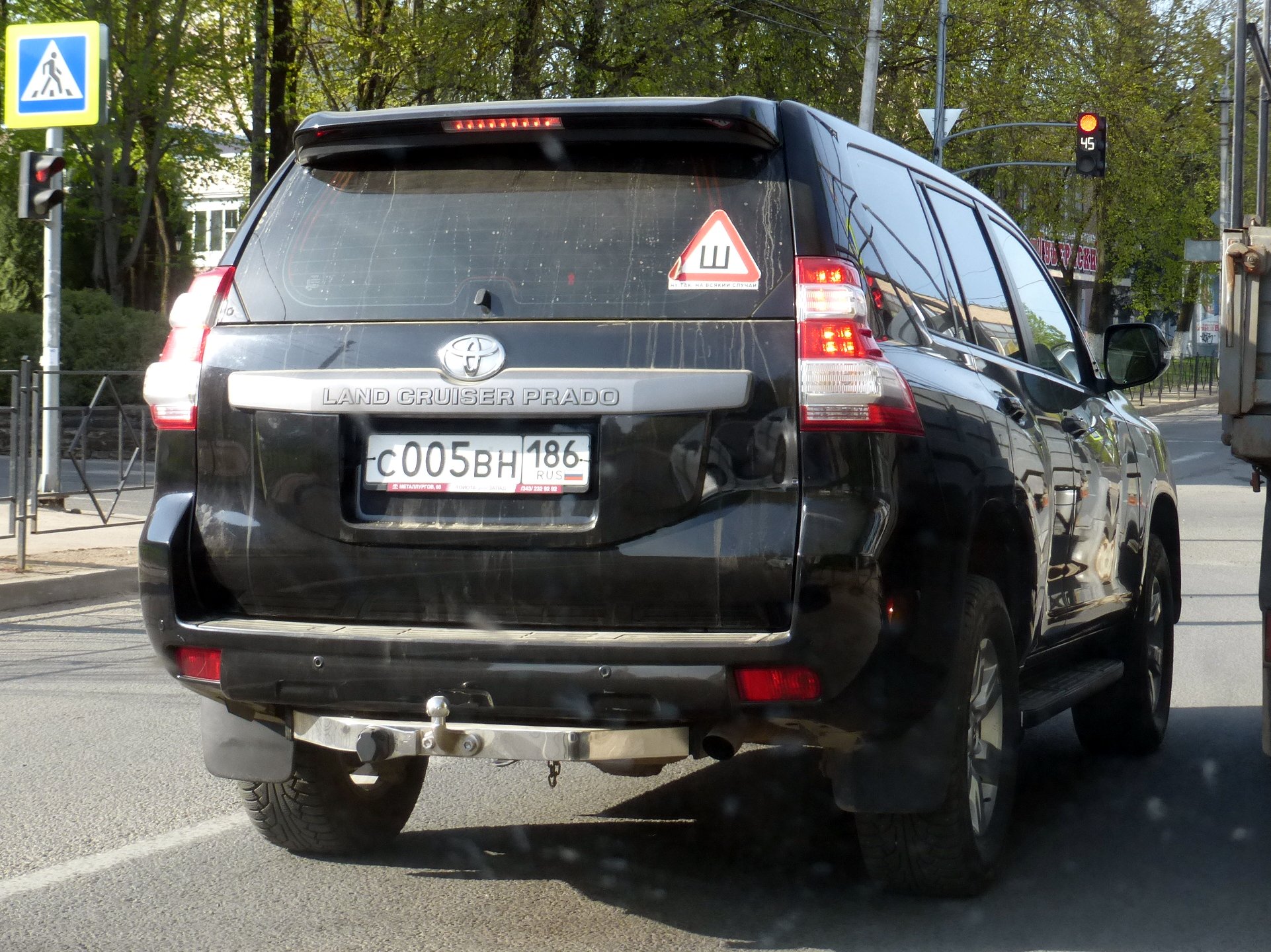 с 005 вн 186, Toyota Land Cruiser Prado 4th gen 5-door SUV (J150), 1st facelift, 2013–2017