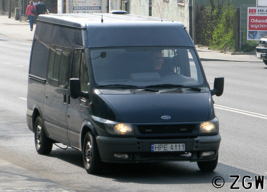 HPE A111, Ford Transit 3rd gen Van (V184/V185), 2000–2006