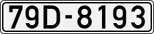 License plate of Vietnam, Cars