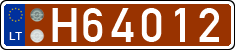 License plate of Lithuania, Oldtimers
