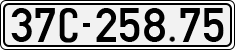 License plate of Vietnam, Cars