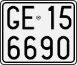 License plate of Italy, Motorcycles (1927 year series)