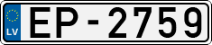 License plate of Latvia, Regular car plates