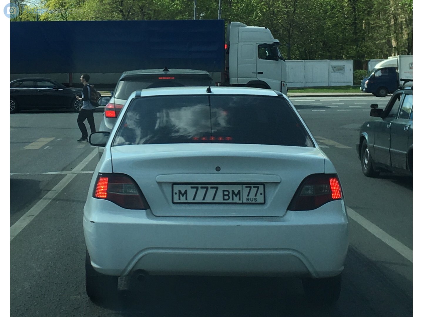 м 777 вм 77, Daewoo Nexia 1st gen Sedan (T-body; CIS-market), facelift, 2008–2016