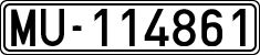 License plates of Spain, 1900 year series