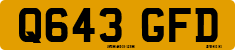 License plate of the United Kingdom, 1983 year system