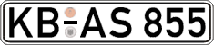 German license plate, Regular plates