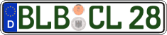 German license plate, Regular plates