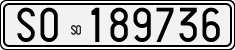 License plate of Italy, Cars (1927 year series)