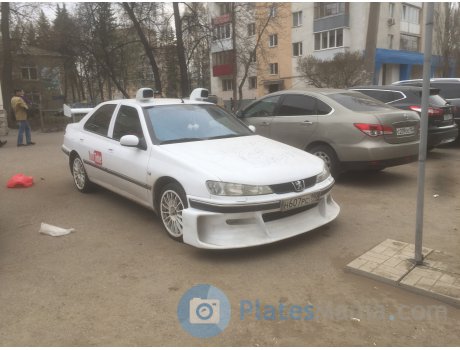 н607рс190, Peugeot 406