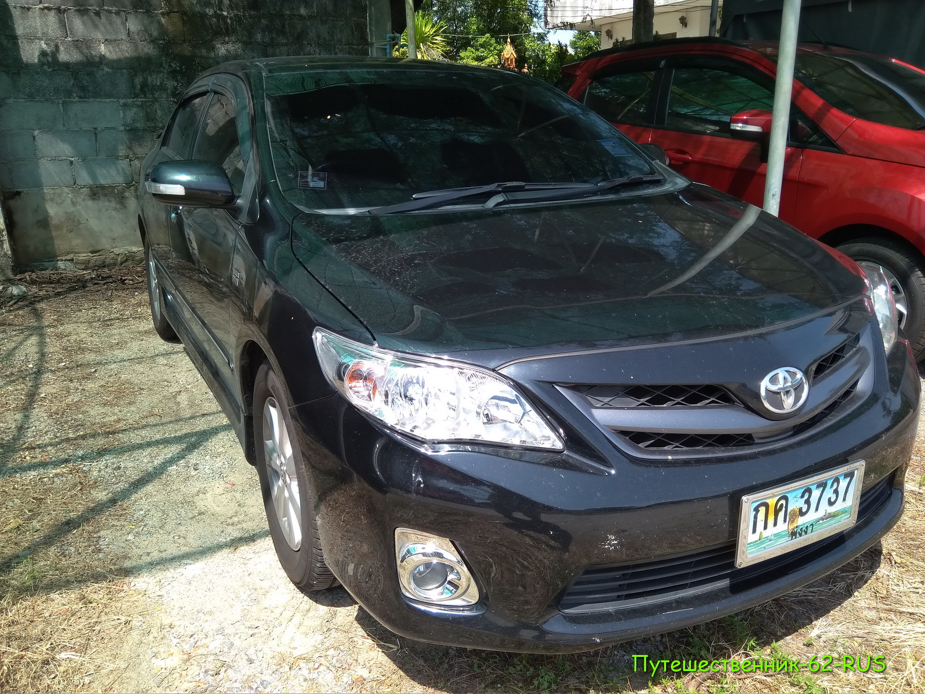 กค 3737, Toyota Corolla 10th gen (Altis) Sedan (E140/E150), 2006–2013 (–2020 for ZA-market)