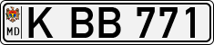 License plate of Moldova, Cars (1992)