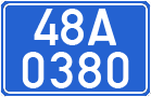 License plate of Vietnam, Government and public administrations