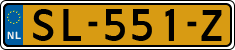 License plate of the Netherlands, Cars