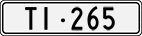 License plate of Switzerland, Cars