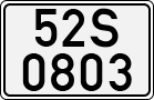 License plate of Vietnam, Cars