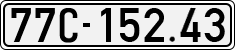License plate of Vietnam, Cars