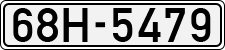 License plate of Vietnam, Cars
