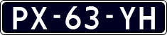 License plate of the Netherlands, Cars