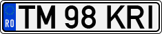 License plate of Romania, Regular plates