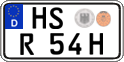 German license plate, Plates for oldtimers (type 