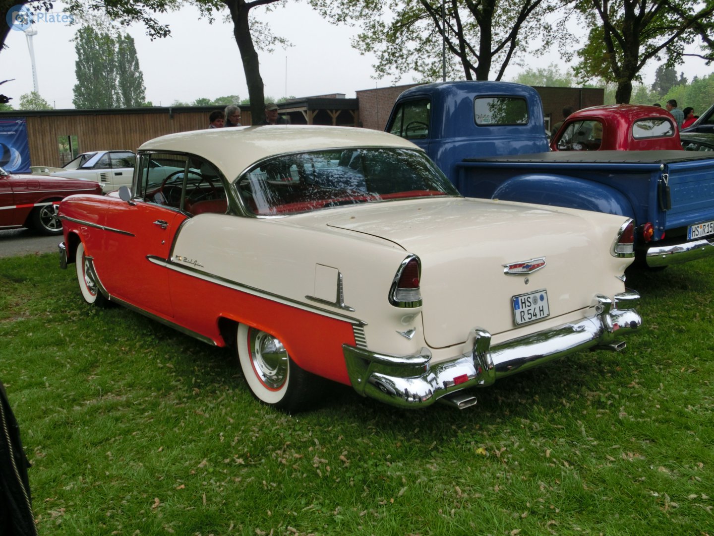 HS R 54 H, Chevrolet Bel Air 2nd gen 1955 2-door Hardtop (2454; A-body), 1954–1955