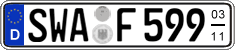 German license plate, Seasonal plates