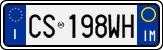 License plate of Italy, Cars (1994 year series)