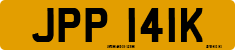 License plate of the United Kingdom, 1963 year system