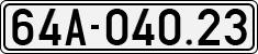 License plate of Vietnam, Cars