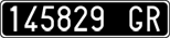 License plate of Italy, Cars (1927 year series)