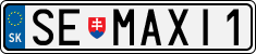 License plate of Slovakia, Vanity Plates