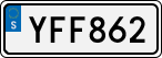 License plate of Sweden, Regular plates