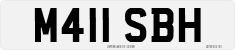 License plate of the United Kingdom, 1983 year system
